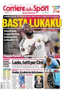 Corriere dello Sport Roma - 22 Settembre 2023