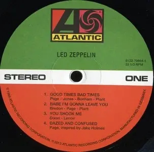 Led Zeppelin – Led Zeppelin {2014 Remaster} Vinyl Rip 24/96