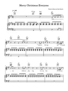 Merry christmas everyone - Shakin' Stevens (Piano-Vocal-Guitar (Piano Accompaniment))