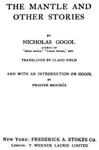 «The Mantle and Other Stories» by Nikolai Gogol