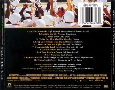VA - Remember The Titans: An Original Walt Disney Records Soundtrack (2000)