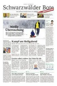 Schwarzwälder Bote Hechingen - 07. November 2017
