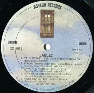 Eagles – Eagles (1972) {Original US Pressing} Pure Vinyl Rip Raw  24 Bit/192 Khz