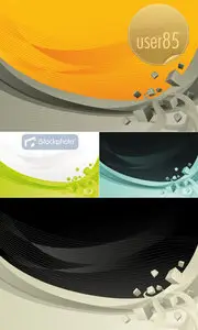 3D Wave Global Swatch Background