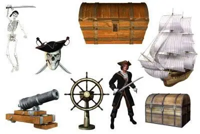 Pirats - PNG Clipart for Photoshop