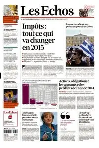 Les Echos Du Mardi 30 Décembre 2014