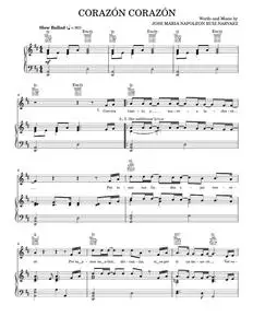 Corazon Corazon - Jose Maria Napoleon Ruiz Narvaez (Piano-Vocal-Guitar)