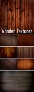 Stock Photo - Dark Wood Textures