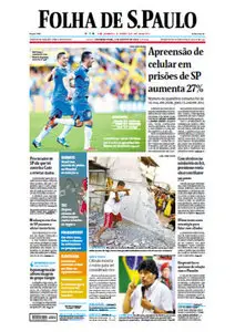  Jornal Folha de São Paulo - 5 de agosto de 2013 - Segunda