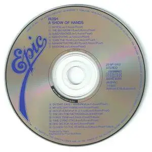 Rush - A Show Of Hands (1988) [Epic/Sony Records, 25·8P-5162]