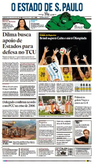 O Estado de São Paulo - 27 de julho de 2015 - Segunda