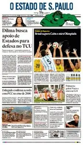 O Estado de São Paulo - 27 de julho de 2015 - Segunda