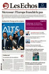 Les Echos du Mercredi 3 Septembre 2025
