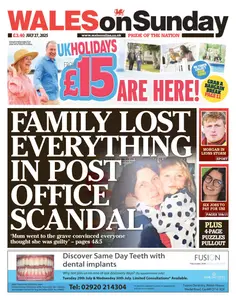 Wales on Sunday - 27 July 2025
