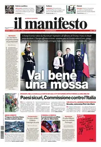 il Manifesto - 18 Febbraio 2025