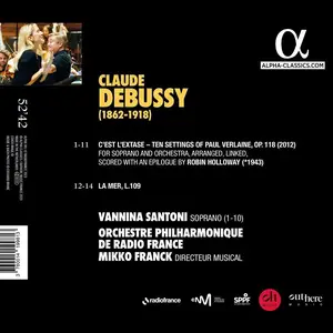 Mikko Franck, Orchestre Philharmonique de Radio France - Claude Debussy: C'est l'extase; La Mer (2023)