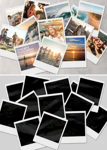 AS - Instant Photo Effect Collage Mockup 461350579