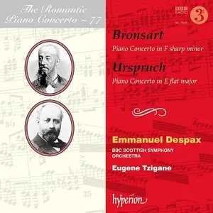Emmanuel Despax, Eugene Tzigane - The Romantic Piano Concerto Vol. 77: Bronsart & Urspruch: Piano Concertos (2018)