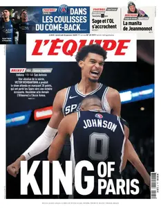 L’equipe du Vendredi 24 Janvier 2025