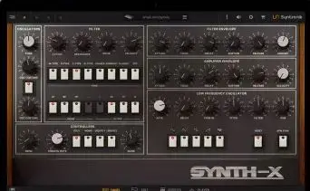 IK Multimedia Syntronik 2 Synth-X Sound Content