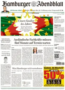 Hamburger Abendblatt - 31 Dezember 2024