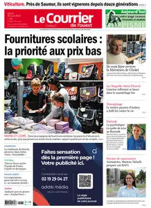 Le Courrier de l'Ouest Cholet - 20 Août 2024
