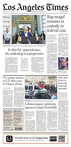 Los Angeles Times - 18 September 2024