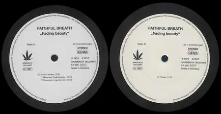 Faithful Breath - Fading Beauty (1974) [2017, Vinyl Rip 16/44 & mp3-320 + DVD]