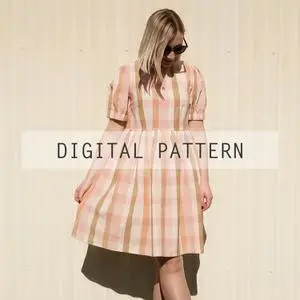The Pansy Dress Pattern (Sizes 14-24)