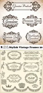 Vectors - Stylish Vintage Frames 20