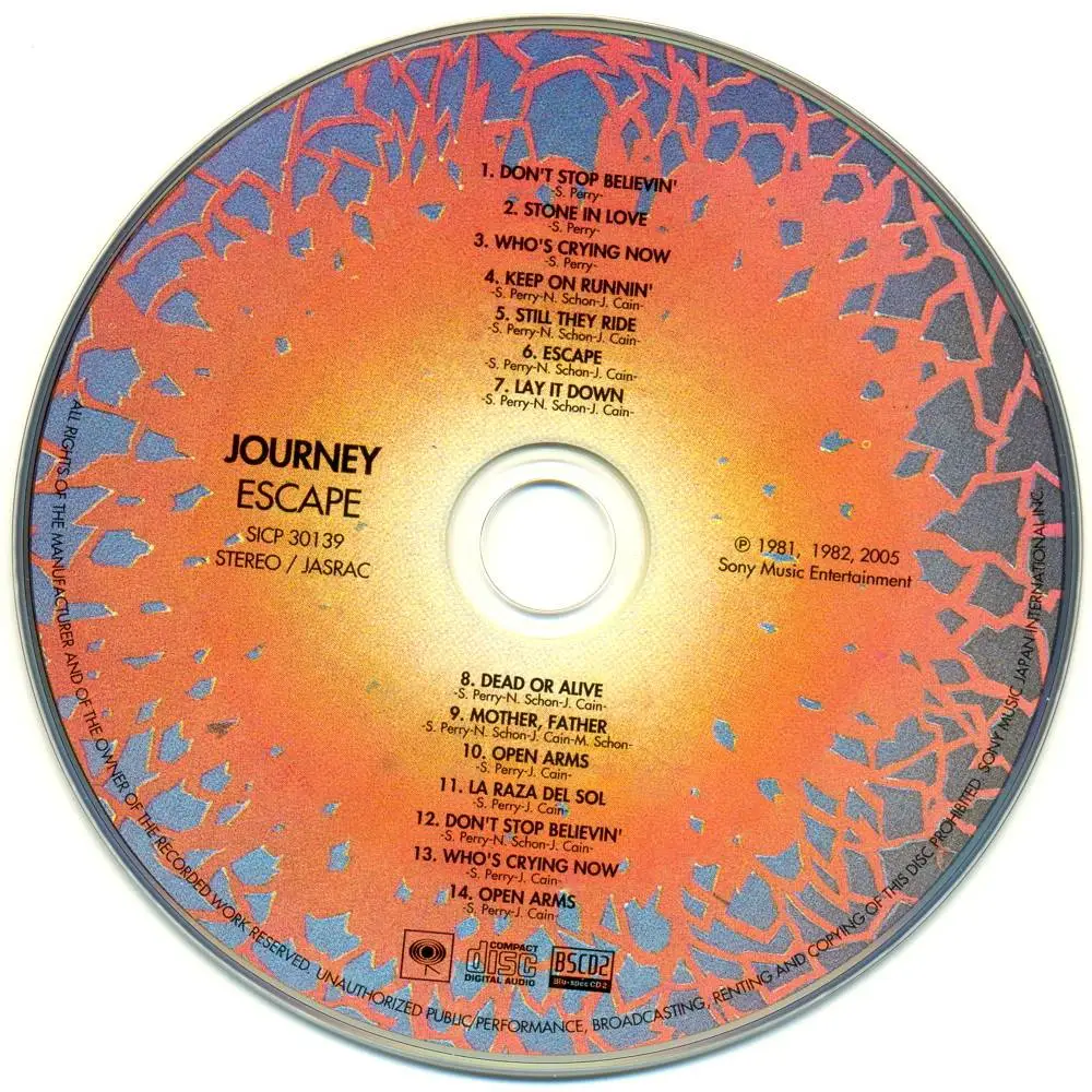 journey escape cd