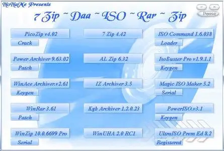 7 Zip, Daa, ISO, Rar, Zip, Whatever, 15 Tools AIO