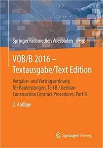 VOB/B 2016 - Textausgabe/Text Edition (Repost)