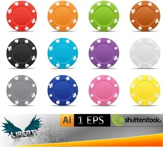 Poker, casino chips