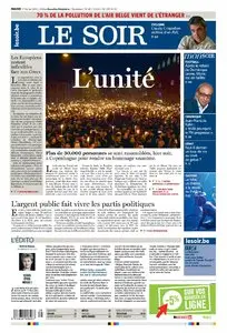 Le Soir du 16 17 Février 2015