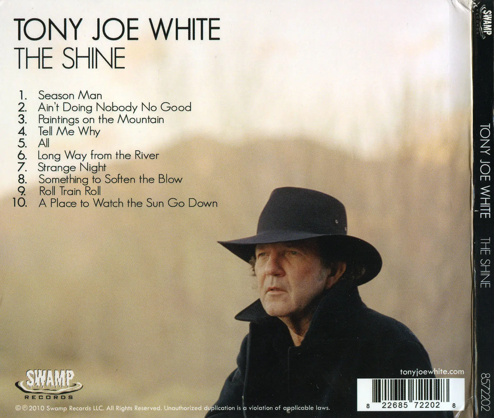 Tony white. Tony Joe White - the Shine (2010). Tony Joe White 