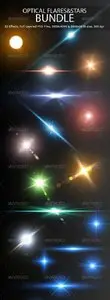 GraphicRiver Optical Flares&Stars Bundle