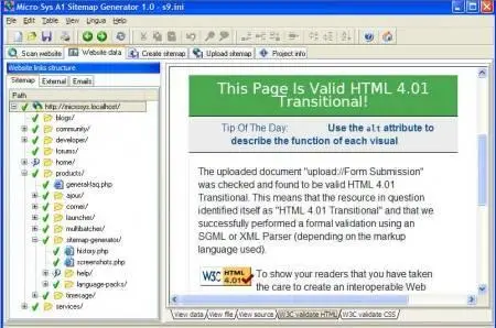 Micro-Sys A1 Sitemap Generator v1.67