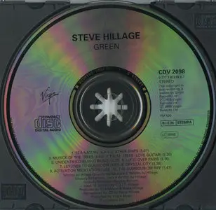 Steve Hillage - Green (1978) Issue 1990 and Extended Remastered reissue 2007