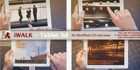 iWalk - Tablet Ad - Project for After Effects (VideoHive)