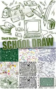 School draw 2 - Stock Vectors