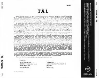 Tal Farlow - Tal (1956) {2016 Verve Japan SHM-CD UCCU-5594}