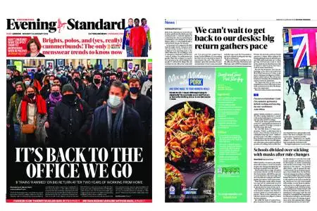 London Evening Standard – January 24, 2022