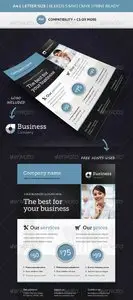 GraphicRiver Corporate Commerce Flyer Template A4 & Letter