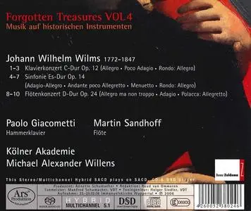 Michael Alexander Willens, Kölner Akademie - Forgotten Treasures, Vol. 4: Johann Wilhelm Wilms (2007)