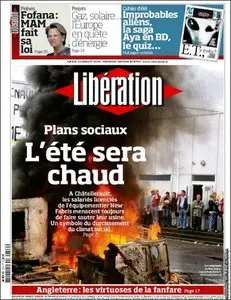 Libération, Mardi 14 Juillet 2009.