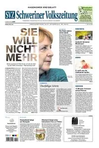 Schweriner Volkszeitung Hagenower Kreisblatt - 30. Oktober 2018