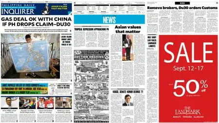 Philippine Daily Inquirer – September 12, 2019