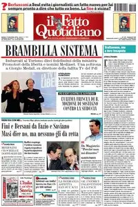 Il Fatto Quotidiano (13-11-10)
