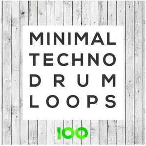 100 Minimal Techno Drum Loops WAV